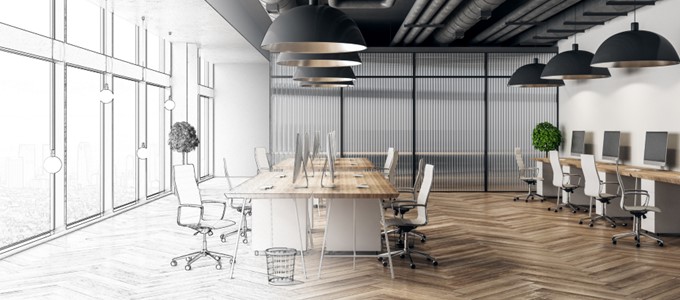fit-out biura realizacja od projektu do zakończenia remontu